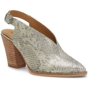 Lucky Brand Snakeskin Slingback pump 12 NWOB